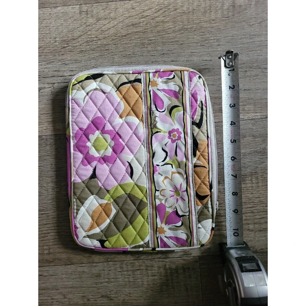 VERA BRADLEY Portobello Road Print Quilted Cotton Tablet Zip Case *EUC*